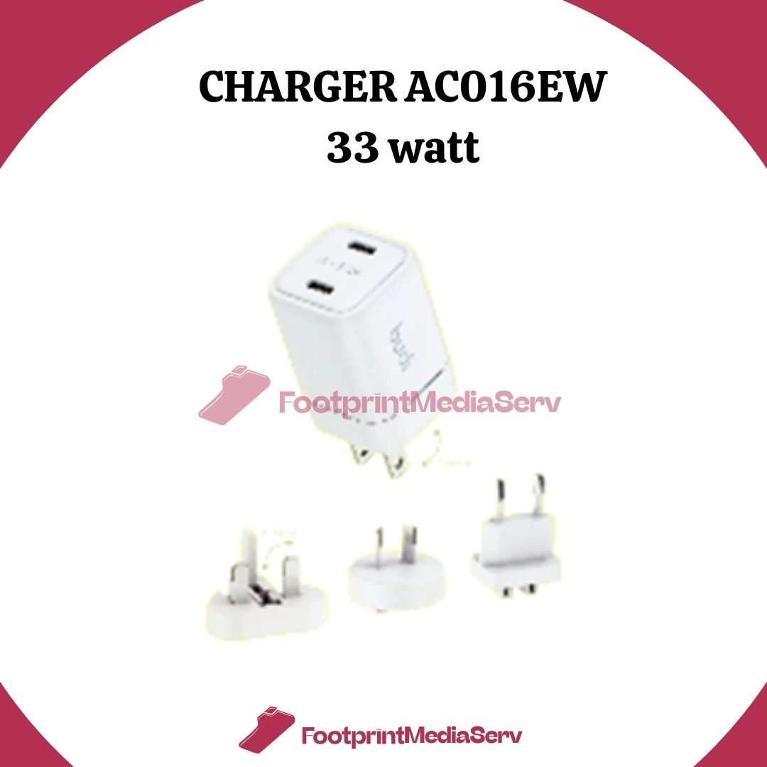 Budi Charger AC016EW 33 Watt