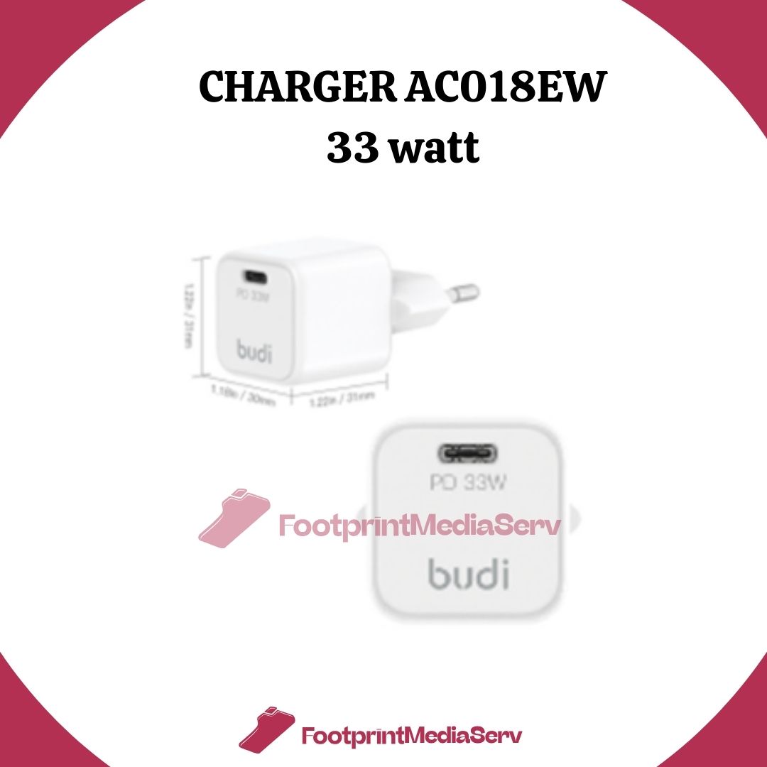 Budi Charger AC018EW 33 Watt